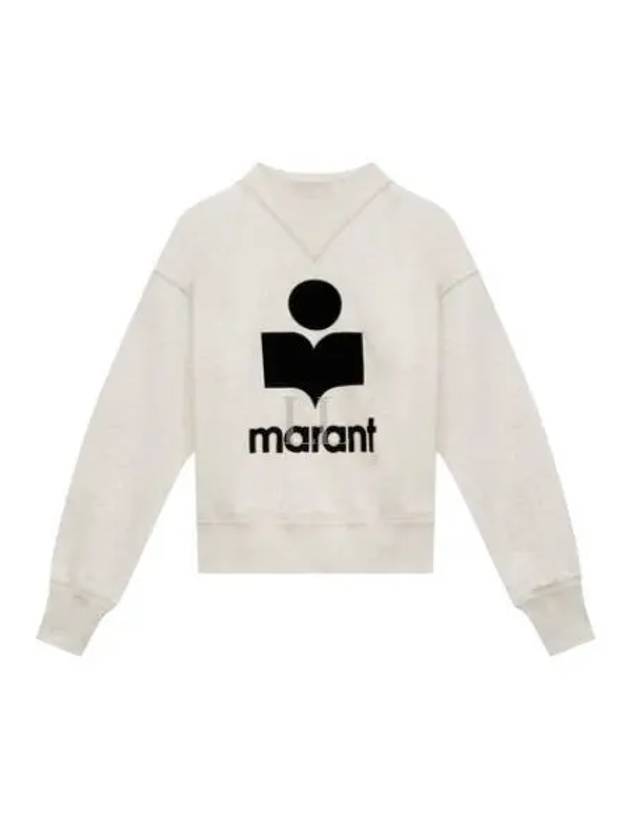 Moby Logo Print Sweatshirt Ecru - ISABEL MARANT - BALAAN 2