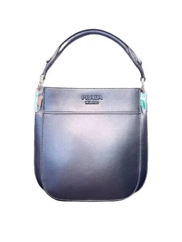 Margit Leather Small Cross Bag Black - PRADA - BALAAN 2