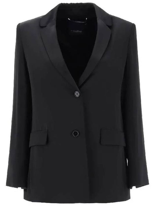 BERNINI Single Breasted Jacket Black 2390460139 006 - MAX MARA - BALAAN 2