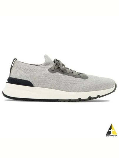 Knit Running Sneakers Grey - BRUNELLO CUCINELLI - BALAAN 2