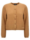 Mila Merino Wool Cardigan Camel - A.P.C. - BALAAN 1