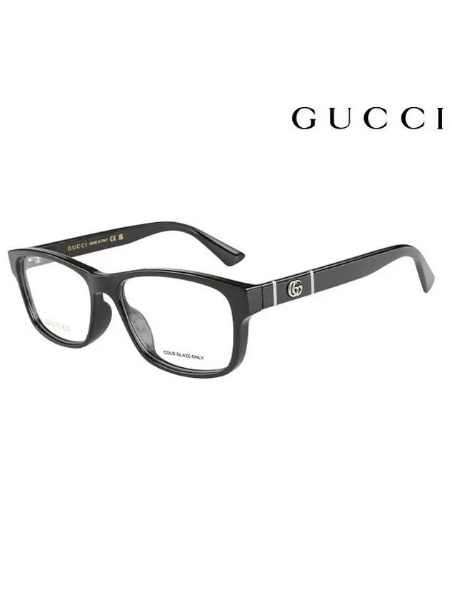 Eyewear GG Square Eyeglasses Black - GUCCI - BALAAN.