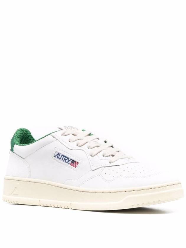 Medalist Green Tab Low Top Sneakers White - AUTRY - BALAAN 3