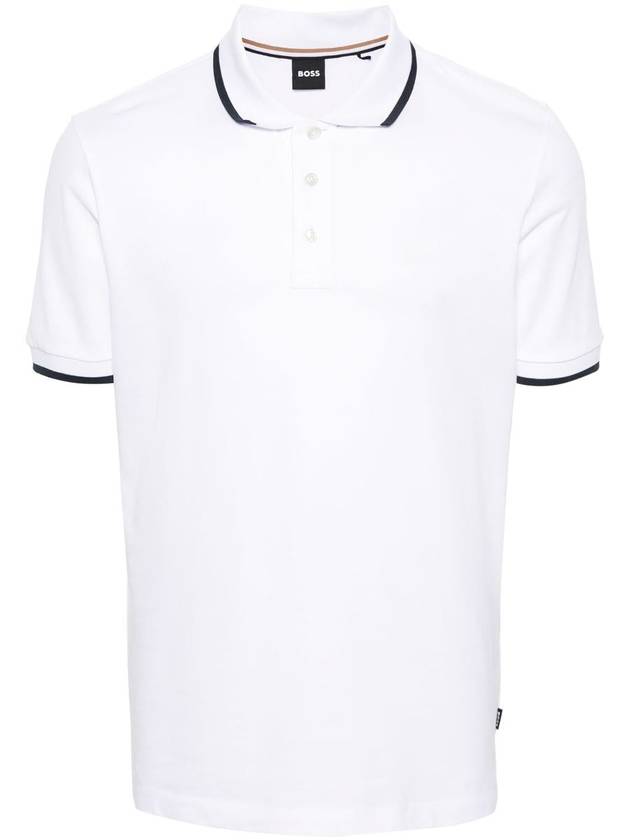 Rubberize Logo Cotton Polo Shirt 50494697 - HUGO BOSS - BALAAN 2