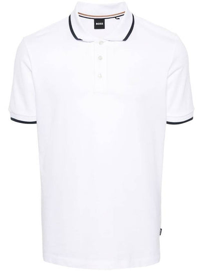 Rubberize Logo Cotton Polo Shirt 50494697 - HUGO BOSS - BALAAN 2