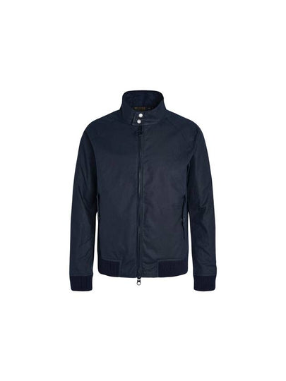 Photon Waxed Harrington Jacket Navy - BARBOUR - BALAAN 2