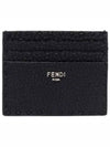 Selleria Leather Card Wallet Black - FENDI - BALAAN 2