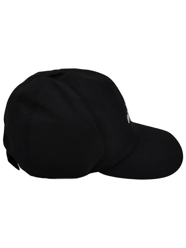 Nylon Base Ball Cap Black - SALVATORE FERRAGAMO - BALAAN 4