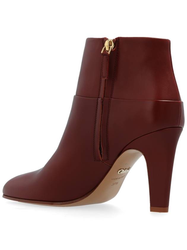 Chloé Heeled Ankle Boots, Women's, Brown - CHLOE - BALAAN 5