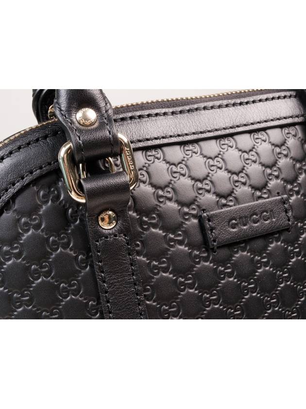 Microssima Small Dome Tote Bag Black - GUCCI - BALAAN 7