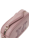 Elsa M Logo Leather Cross Bag Pink - MAX MARA - BALAAN.