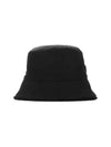 Re-Nylon Shearling Bucket Hat Black - PRADA - BALAAN 4