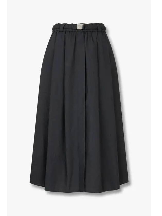 Women s Belted Easy A Line Skirt Black - BRUNELLO CUCINELLI - BALAAN 1