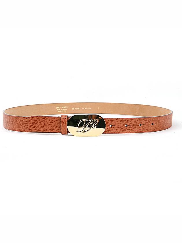 BE5103 V243 66 Embossed Gold D2 Belt - DSQUARED2 - BALAAN 3