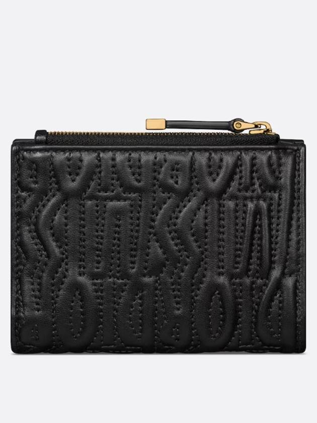 Women s Miss Dior Dahlia Half Wallet Black S3602UBTK M900 - DIOR - BALAAN 3