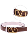 24SS Women's V Logo Signature Double-sided Belt 4W0T0S12 ZFR YVM 24S - VALENTINO - BALAAN 2