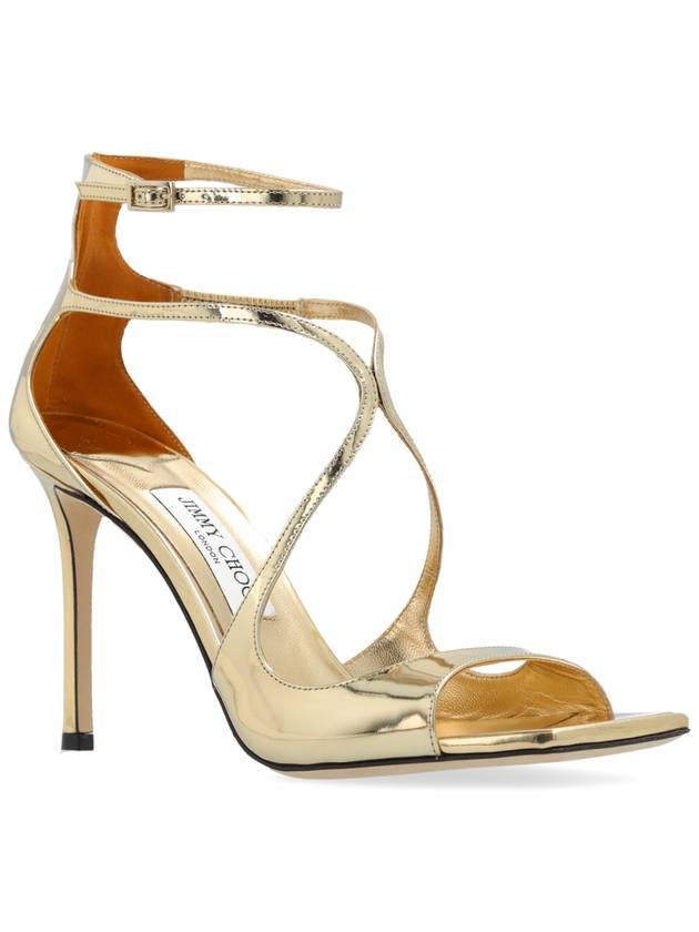 Jimmy Choo High Heel Sandals 'Azia', Women's, Gold - JIMMY CHOO - BALAAN 4