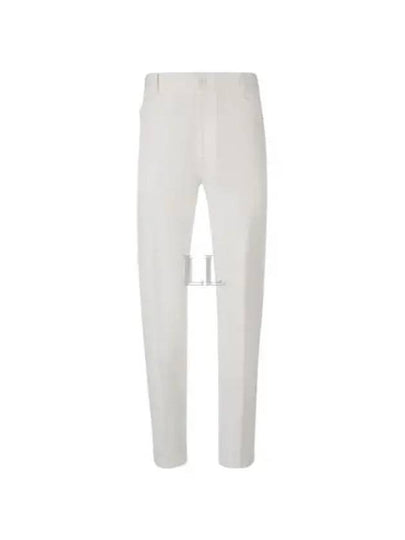 Gabardine Straight Pants White - MONCLER - BALAAN 2