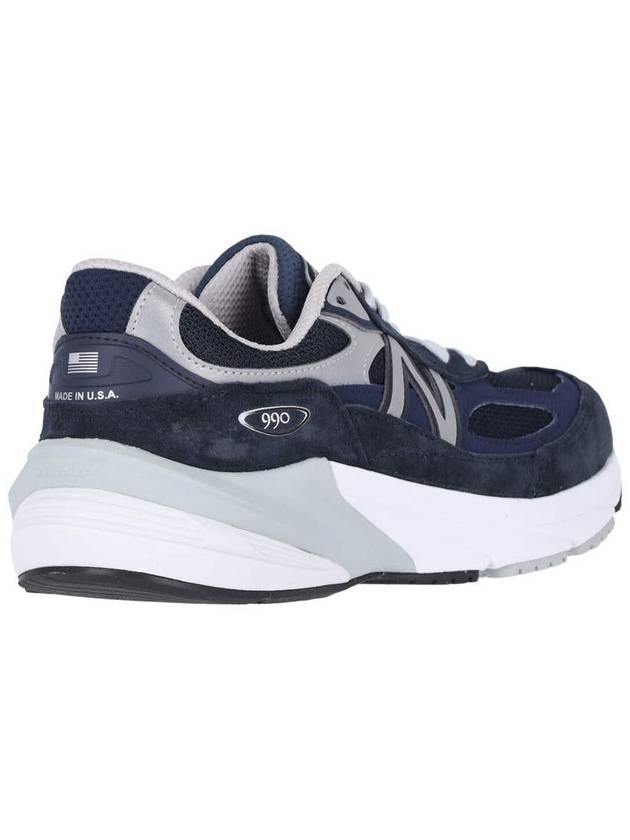 990v6 Low Top Sneakers Navy - NEW BALANCE - BALAAN 5