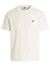 Iconic Logo Crew Neck Short Sleeve T-Shirt White - AUTRY - BALAAN 2