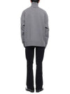 Big Heart Logo Wool Knit Turtleneck Grey - AMI - BALAAN 5