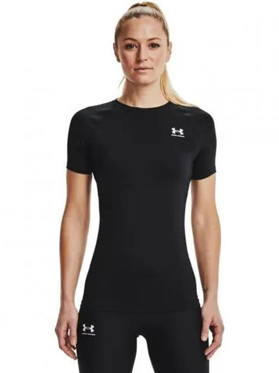 HeatGear Compression Short Sleeve T-Shirt Black - UNDER ARMOUR - BALAAN 2