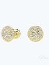 Sublima Crystal Stud Earrings Gold - SWAROVSKI - BALAAN 2