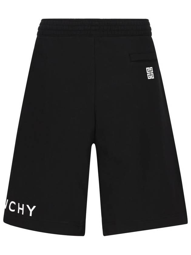 Logo Print Pocket Shorts Black - GIVENCHY - BALAAN 3