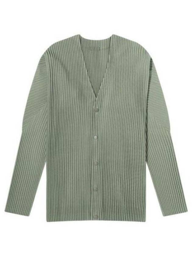 Color Pleated Cardigan Green - ISSEY MIYAKE - BALAAN 2