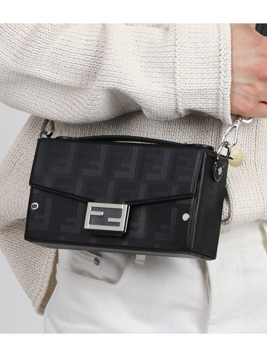 Baguette Soft Trunk Cross Bag Black - FENDI - BALAAN 2