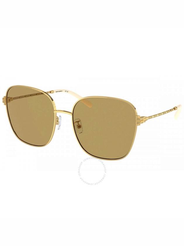 Tory Burch Ochre Square Ladies Sunglasses TY6108 334373 57 - TORY BURCH - BALAAN 1