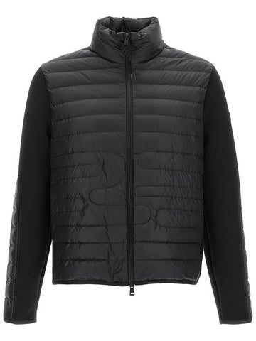 Moncler Two-Material Cardigan - MONCLER - BALAAN 1