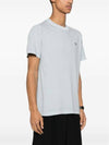 Organic Cotton Short Sleeve T-Shirt Sky Blue - STONE ISLAND - BALAAN 6