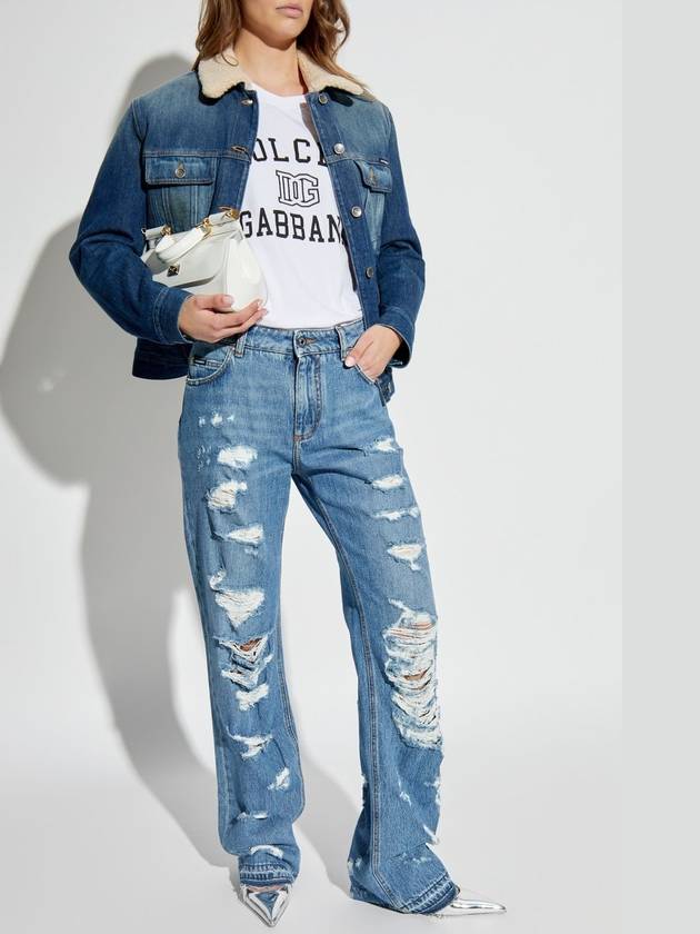 Dolce & Gabbana Denim Jacket, Women's, Blue - DOLCE&GABBANA - BALAAN 2