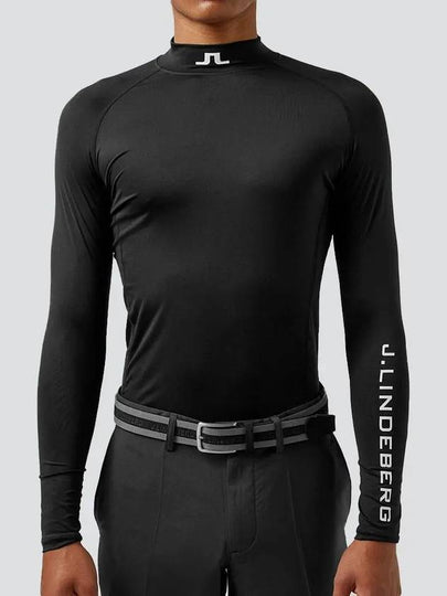 Aello Men s Golf Functional Inner Long Sleeve T Shirt Black GWJT06334 9999 - J.LINDEBERG - BALAAN 2