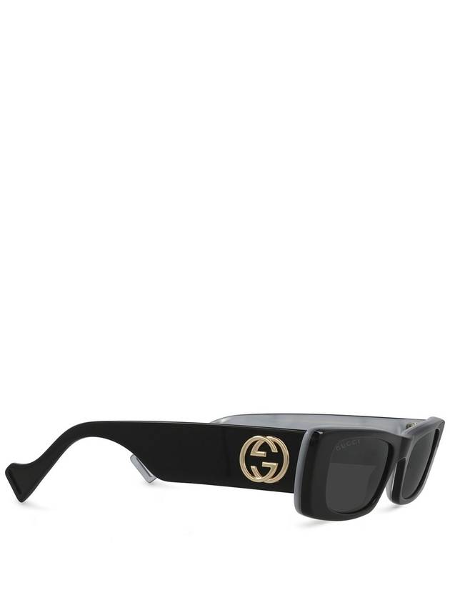 Eyewear Square Frame Sunglasses Black - GUCCI - BALAAN 3