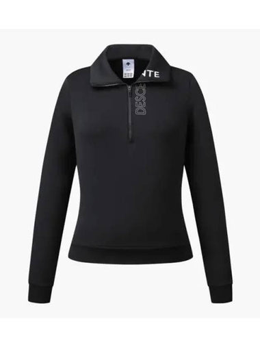 GOLF Women s Wide Neck Half Zip Up T Shirt DP32WFTL94 - DESCENTE - BALAAN 1