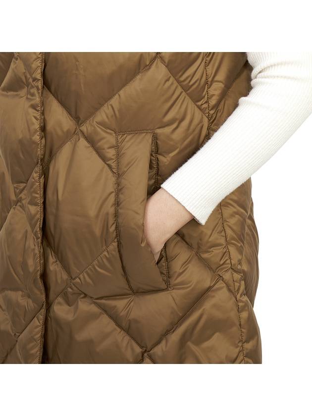 Frutto Padded Vest Brown - MAX MARA - BALAAN 8