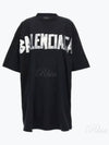 Logo Print T-Shirt Short Dress Black - BALENCIAGA - BALAAN 2