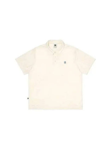 KODAK Apparel Essential Terry Polo T shirt IVORY - KODO - BALAAN 1