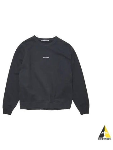 Women s Stamp Logo Sweatshirt Black AI0067 - ACNE STUDIOS - BALAAN 1