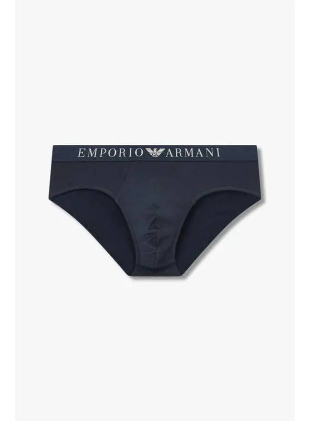 UNDERWEAR Men s Basic Logo Banding Briefs Marine - EMPORIO ARMANI - BALAAN 1