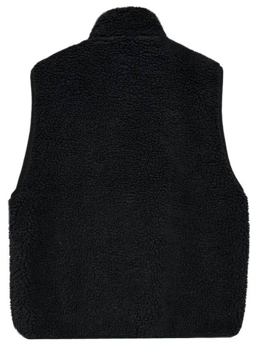 24SS Logo Sherpa Reversible Vest 118528 - STUSSY - BALAAN 2