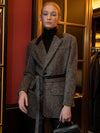 Define Italy Fancy Wool Half Coat Black - DEFEMME - BALAAN 3