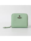 Saffiano Medium Zipper Half Wallet  Apple - VIVIENNE WESTWOOD - BALAAN 2