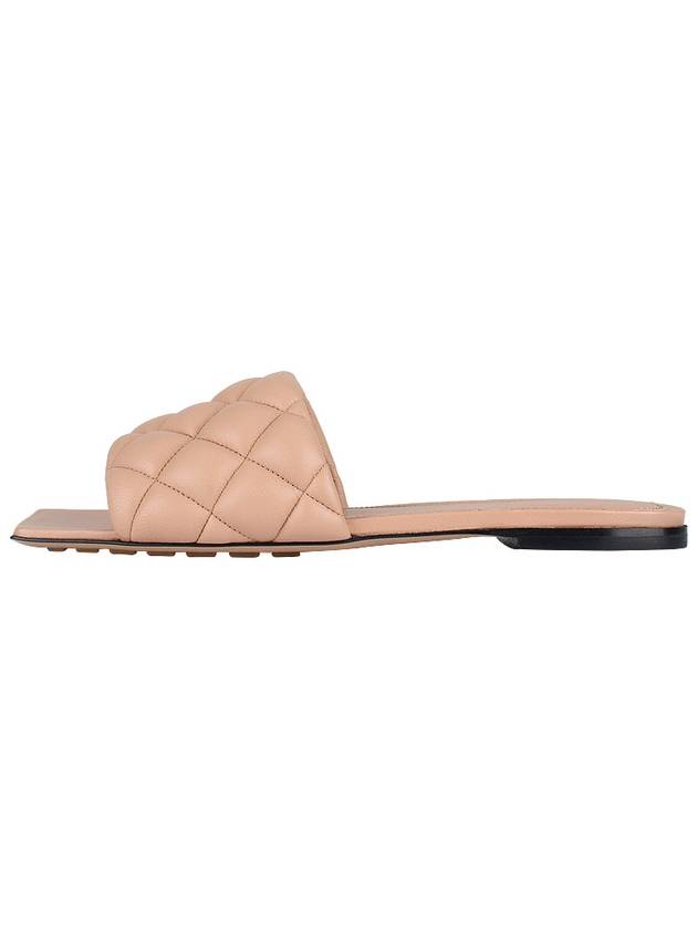 Padded Quilted Slippers Beige - BOTTEGA VENETA - BALAAN 4