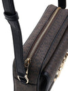 Parker Medium Logo Cross Bag Black Brown - MICHAEL KORS - BALAAN 10