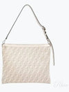 After FF Leather Shoulder Bag White - FENDI - BALAAN 2