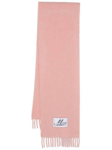 Alpaca Wool Scarf Pink - MARNI - BALAAN 1