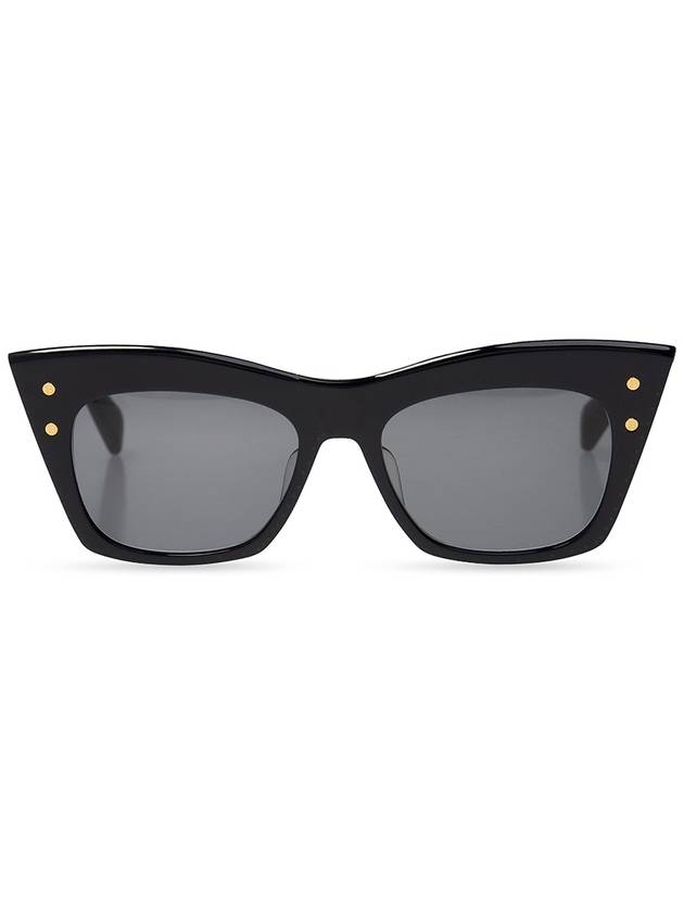 Balmain Sunglasses With Logo, Women's, Navy Blue - BALMAIN - BALAAN 1